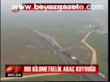 100 Kilometrelik Araç Kuyruğu