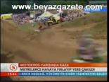 Motokros Yarışında Kaza