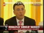 Muhalifler Şimdilik Vazgeçti