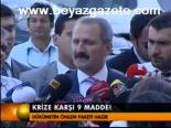 Krize Karşı 9 Madde!