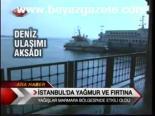 İstanbul'da Yağmur Ve Fırtına