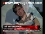 Şehit Onur'un Son Yazısı