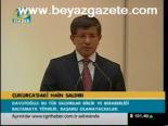 Davutoğlu: Bu Tür Saldırılar Birlik Ve Beraberliği Baltalamaya Yönelik