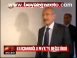 Kılıçdaorğlu Myk'yı Değiştirdi