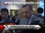 Başbakan'dan Net Mesaj
