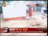 Ordu'yu Sel Aldı