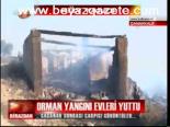 Orman Yangını Evleri Yuttu
