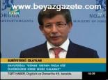 Davutoğlu: Günde 100'den Fazla Kişi Öldürülürse Kimse Sessiz Kalmaz
