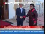 Davutoğlu'ndan Suriye'ye Çağrı