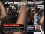Ankara'da Teröre Karşı Protesto