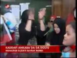 Kaddafi Ankara'da Da Düştü