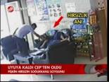 Uyuya Kaldı Cep'ten Oldu