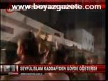 Oğul Kaddafi'den Gövde Gösterisi