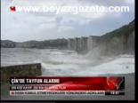 Çin'de Tayfun Alarmı