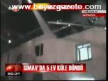 Simav'da 5 Ev Küle Döndü