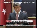 Esad - Davutoğlu Görüşmesi