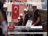 Şehit Polis İçin Tören