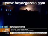 Fatih'ta Yangın