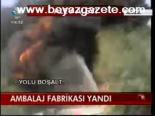 Ambalaj Fabrikası Yandı