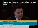 Babacan Açık Konuştu