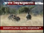 Demiryoluna Mayın Döşediler