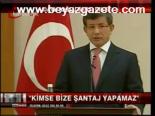 Davutoğlu Sert Çıktı