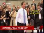 Cameron'dan Tenis Şov