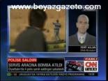 Servis Aracına Bomba Atıldı