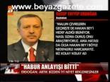 Erdoğan: Habur Anlayışı Bitti