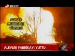 Alevler Fabrikayı Yuttu