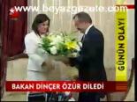 Bakan Dinçer Özür Diledi