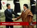 Sarkozy Petrolü Çabuk Kaptı