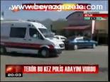 Terör Bu Kez Polis Adayını Vurdu