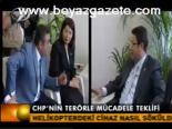 Chp'nin Terörle Mücadele Teklifi