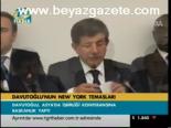 Davutoğlu'nun New York Temasları