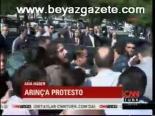 Arınç'a Protesto