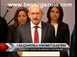 Kılıçdaroğlu Hükümeti Eleştirdi