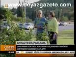 Antalya'da Patlama