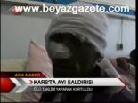 Kars'ta Ayı Saldırısı