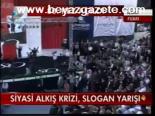 Siyasi Alkış Krizi, Slogan Yarışı