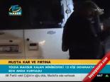 Muş'ta Kar Ve Fırtına