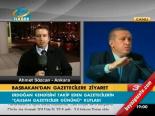 Erdoğan'dan Gazetecilere Ziyaret