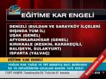 Eğitime Kar Engeli