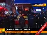 Çantası Tekere Takıldı