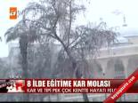 8 İlde Eğitime Kar Molası