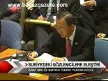 Suriye'deki Gözlemcilere Eleştiri