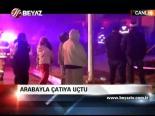Arabayla Çatıya Uçtu