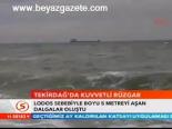 Tekirdağ'da Kuvvetli Rüzgar
