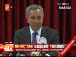Arınç'tan Başbuğ Yorumu