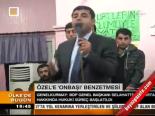 Özel'e Onbaşı Benzetmesi